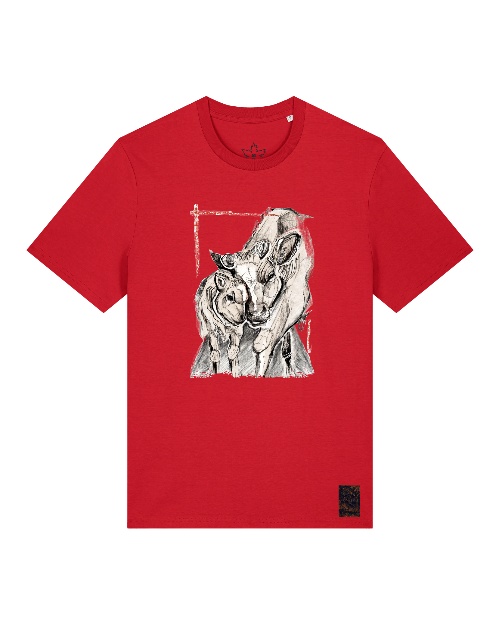 bio-unisex-medium fit-tshirt-kühe-sttu169-erdbeere-front