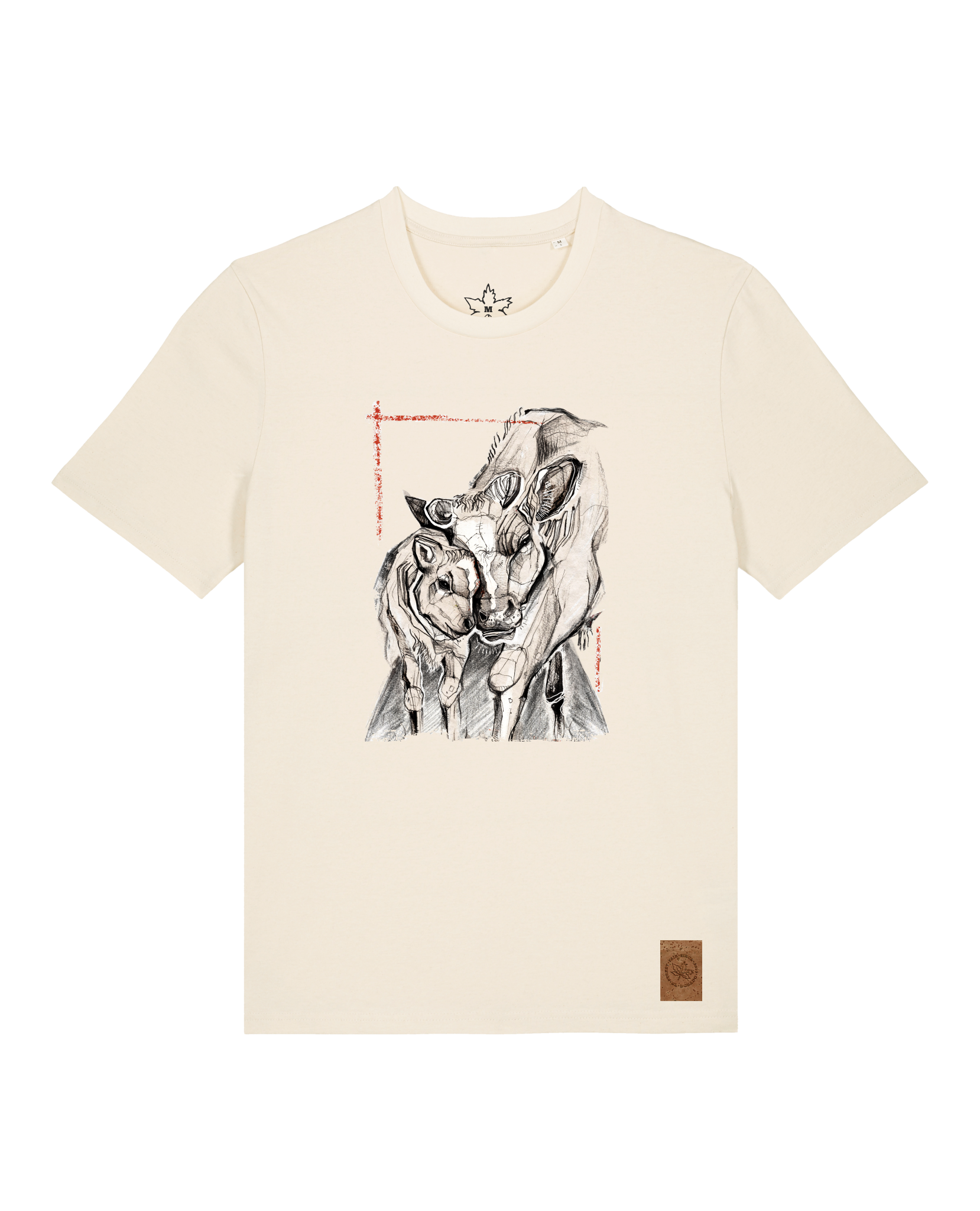 bio-unisex-medium fit-tshirt-kühe-sttu169-natur-front