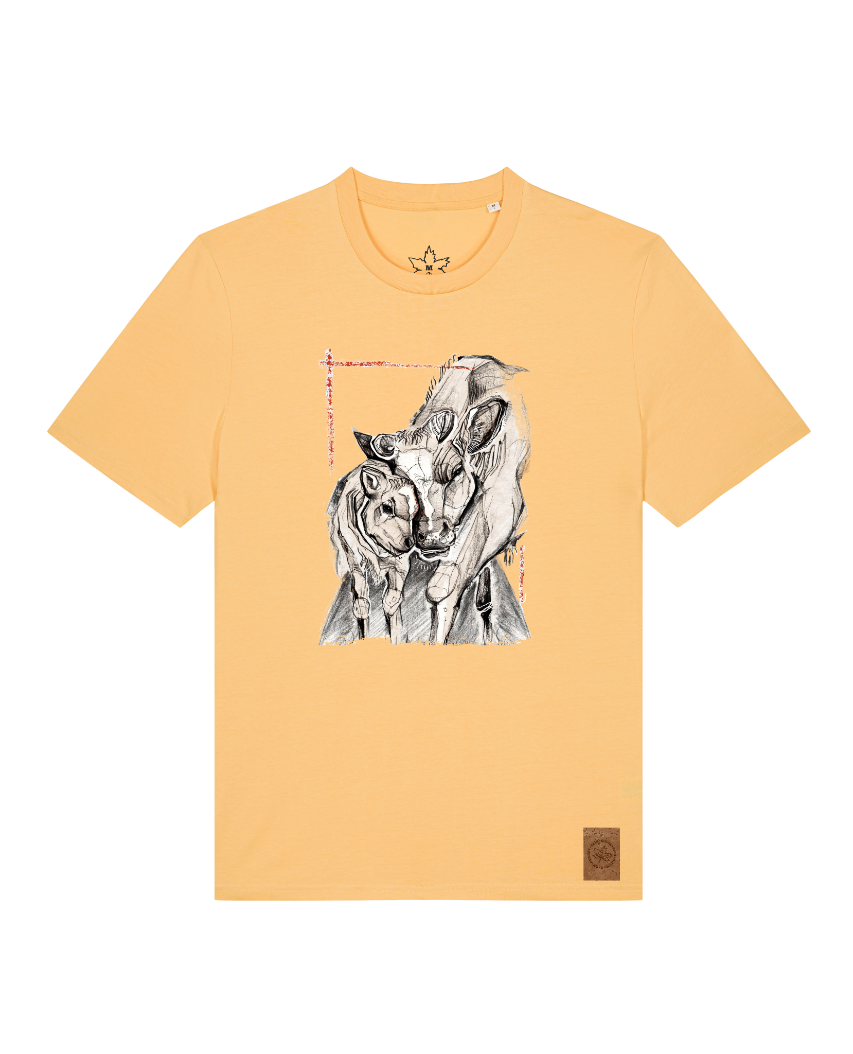 bio-unisex-medium fit-tshirt-kühe-sttu169-senfkorn-front