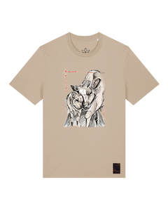 bio-unisex-medium fit-tshirt-kühe-sttu169-treibsand-front