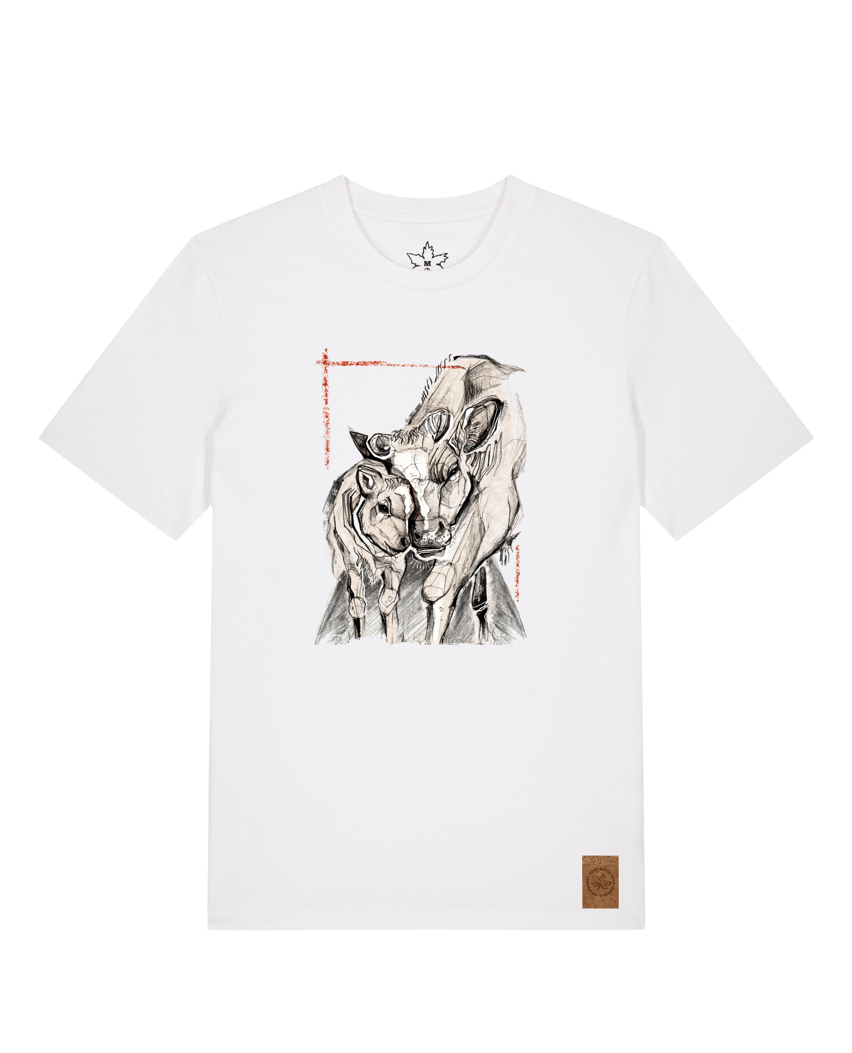 bio-unisex-medium fit-tshirt-kühe-sttu169-weiß-front