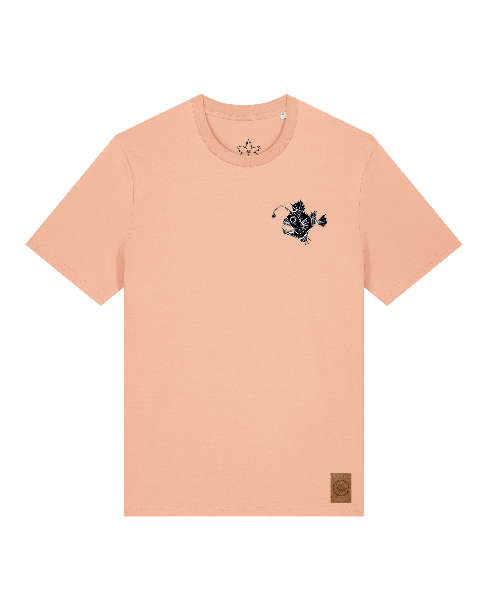 bio-unisex-medium fit-tshirt-lampionfisch (backprint)-sttu169-agyptische keramik-front