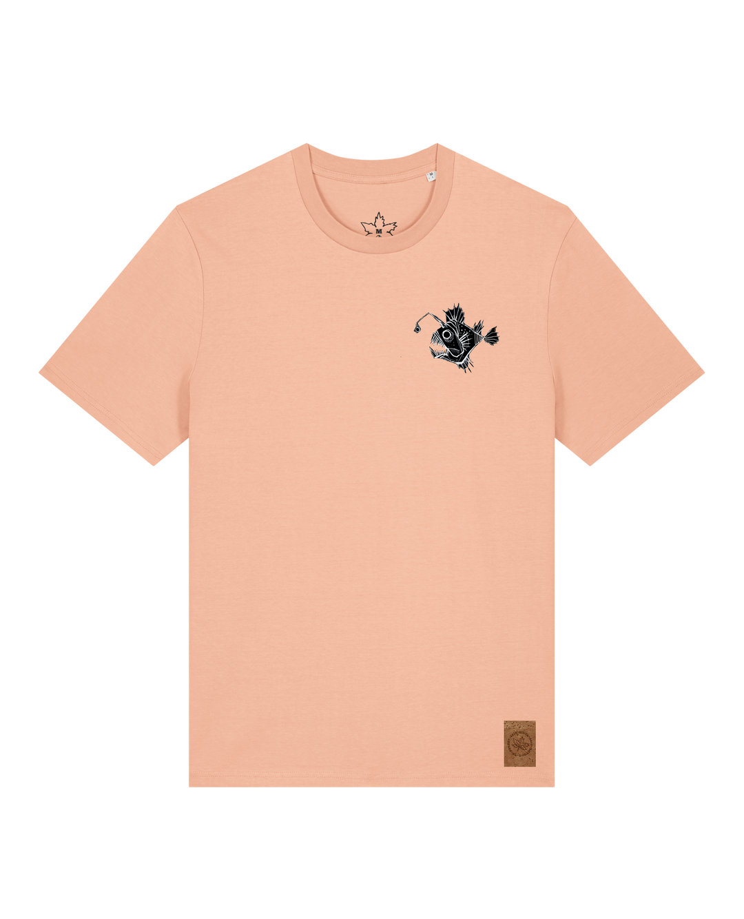 bio-unisex-medium fit-tshirt-lampionfisch (backprint)-sttu169-agyptische keramik-front