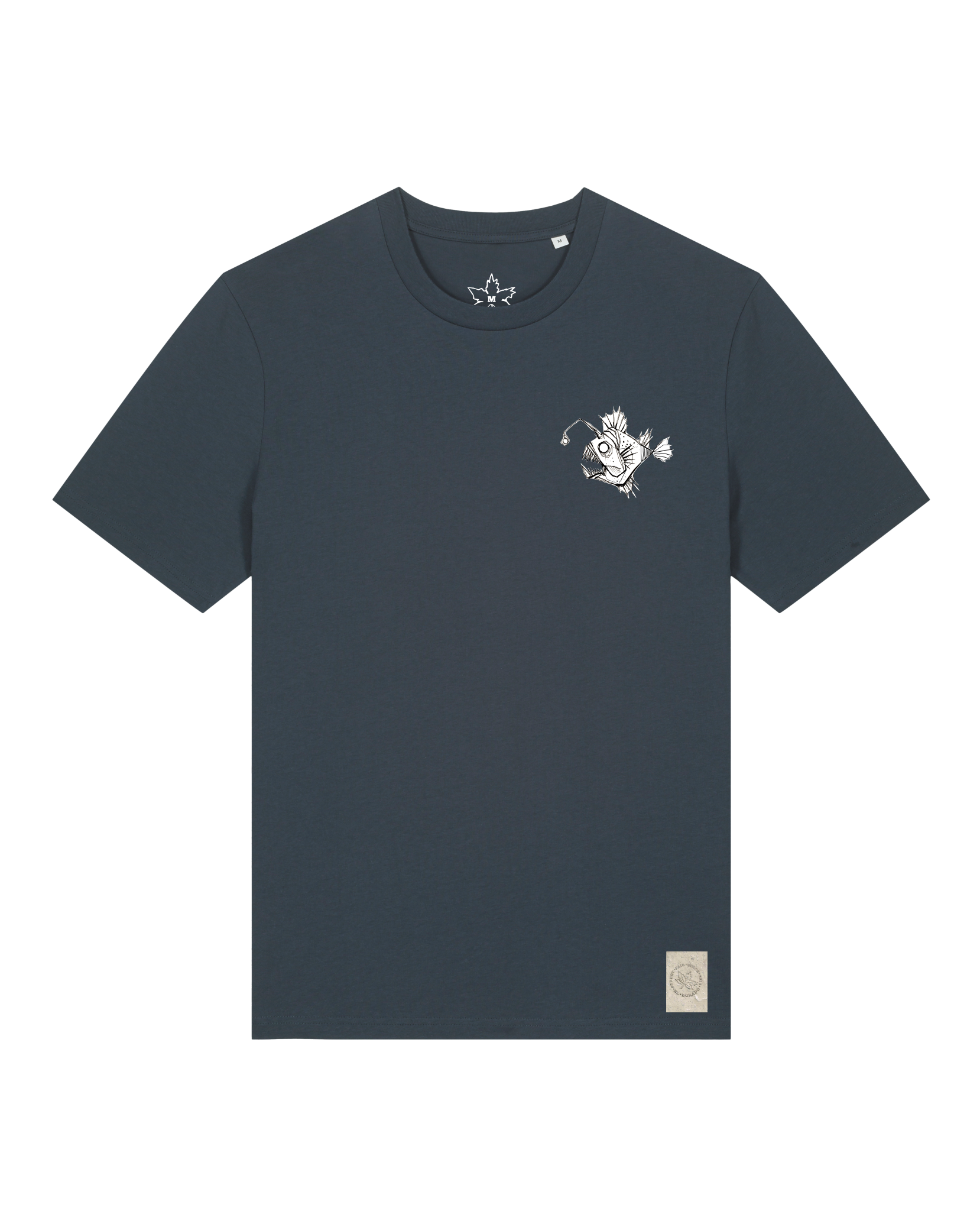 bio-unisex-medium fit-tshirt-lampionfisch (backprint)-sttu169-blaubeernacht-front