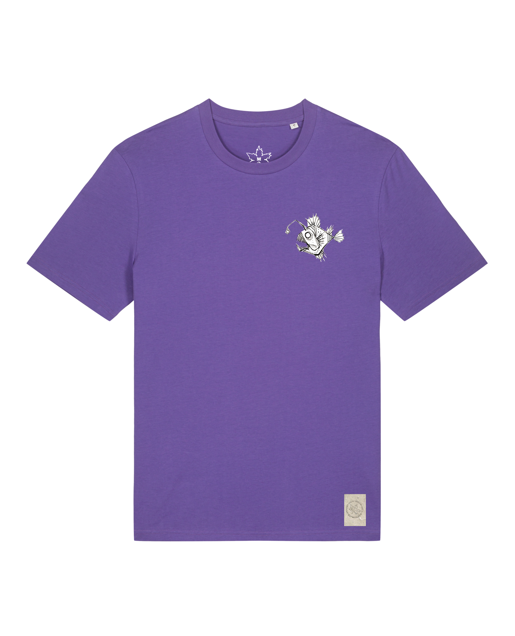 bio-unisex-medium fit-tshirt-lampionfisch (backprint)-sttu169-blaukraut-front