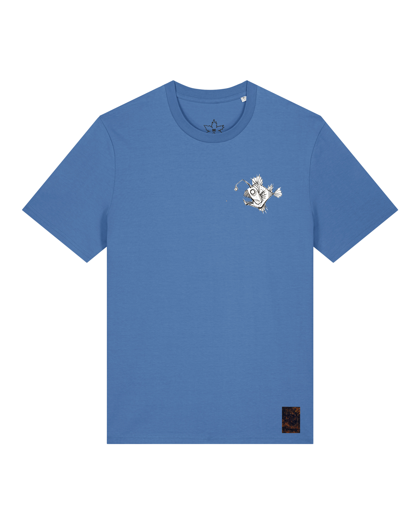 bio-unisex-medium fit-tshirt-lampionfisch (backprint)-sttu169-hortensie-front