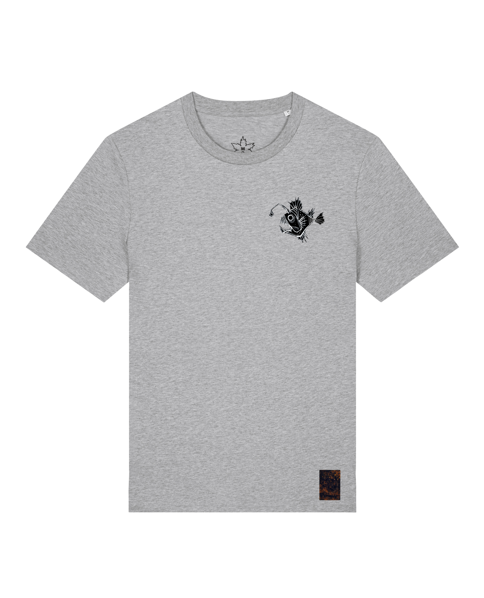 bio-unisex-medium fit-tshirt-lampionfisch (backprint)-sttu169-mausgrau-front