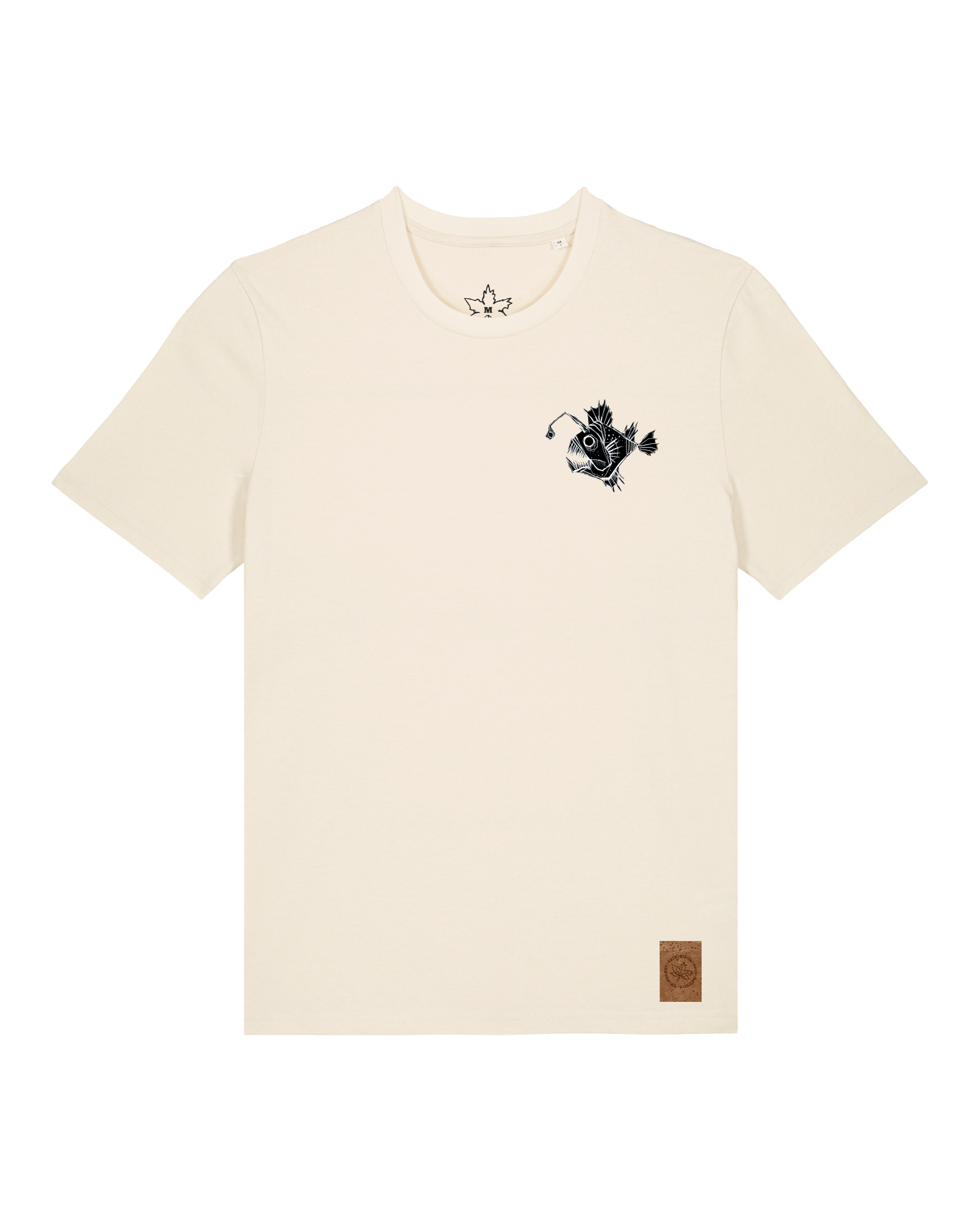 bio-unisex-medium fit-tshirt-lampionfisch (backprint)-sttu169-natur-front