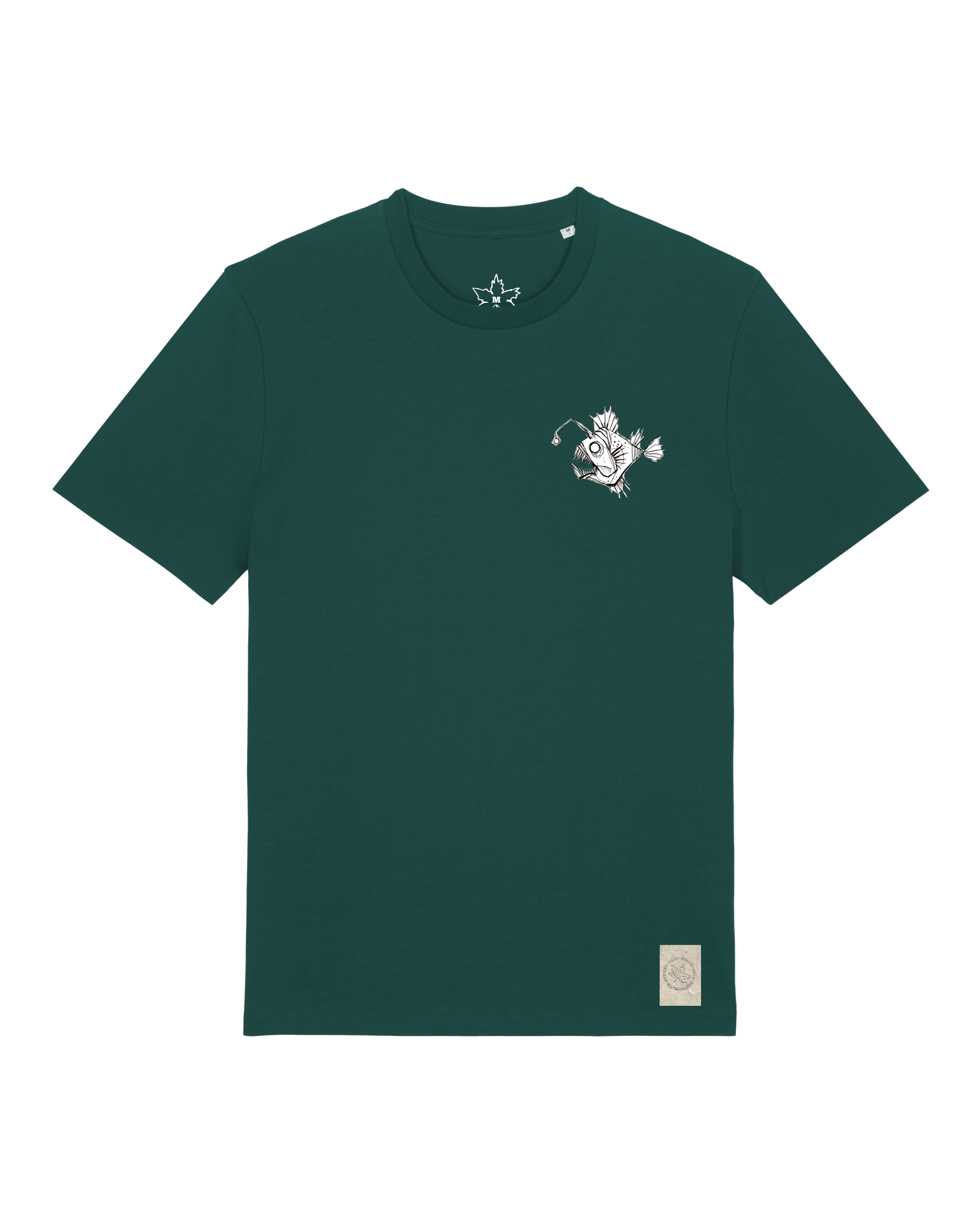 bio-unisex-medium fit-tshirt-lampionfisch (backprint)-sttu169-spirulina-front