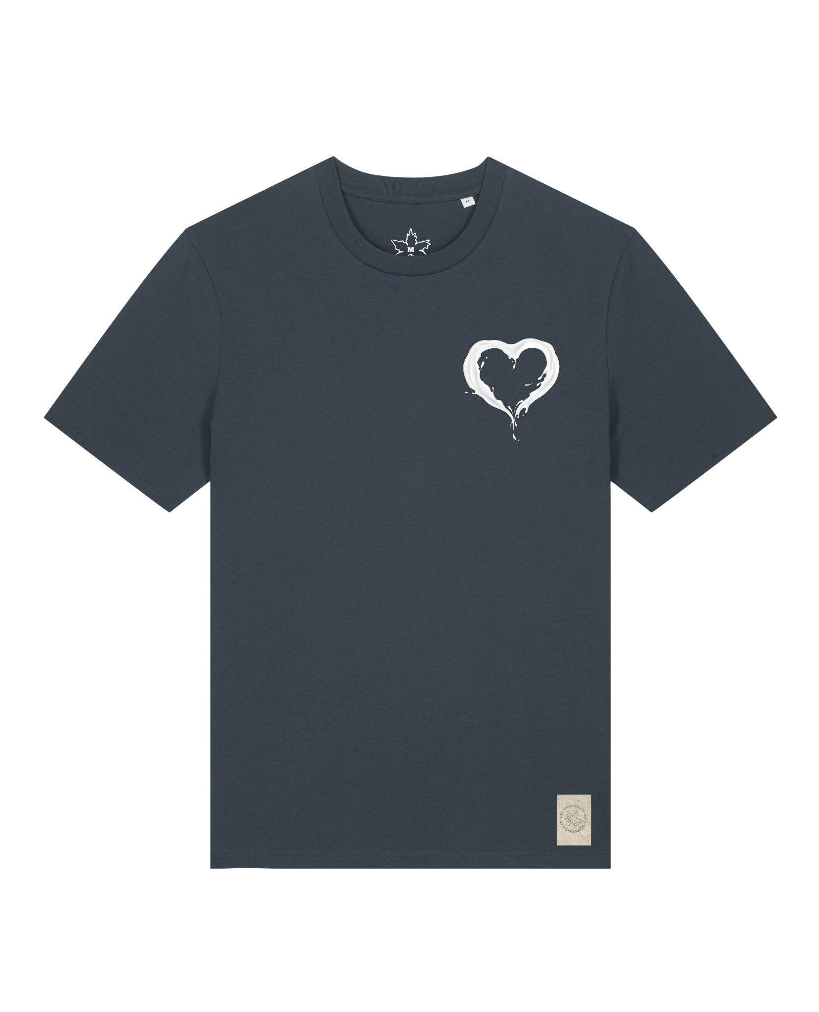 bio-unisex-medium fit-tshirt-milchmagd (backprint)-sttu169-blaubeernacht-front