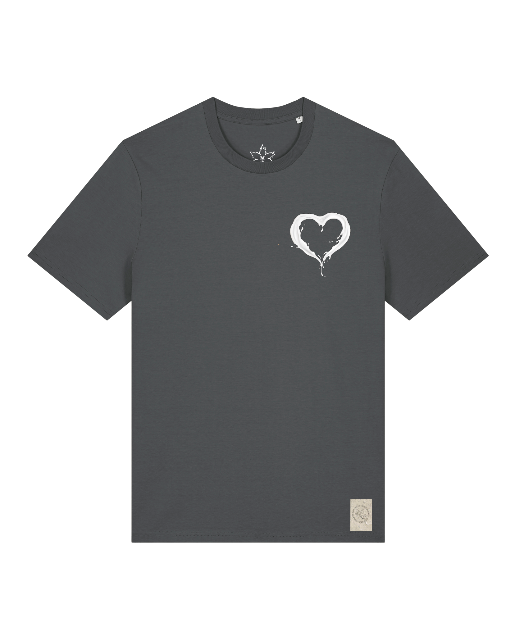 bio-unisex-medium fit-tshirt-milchmagd (backprint)-sttu169-eisen-front