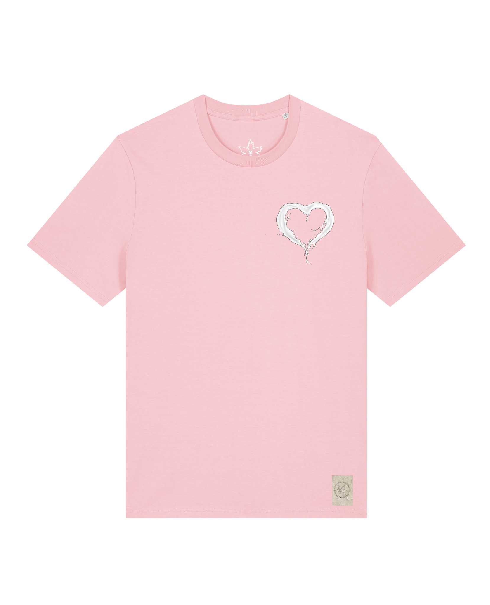 bio-unisex-medium fit-tshirt-milchmagd (backprint)-sttu169-flamingo-front