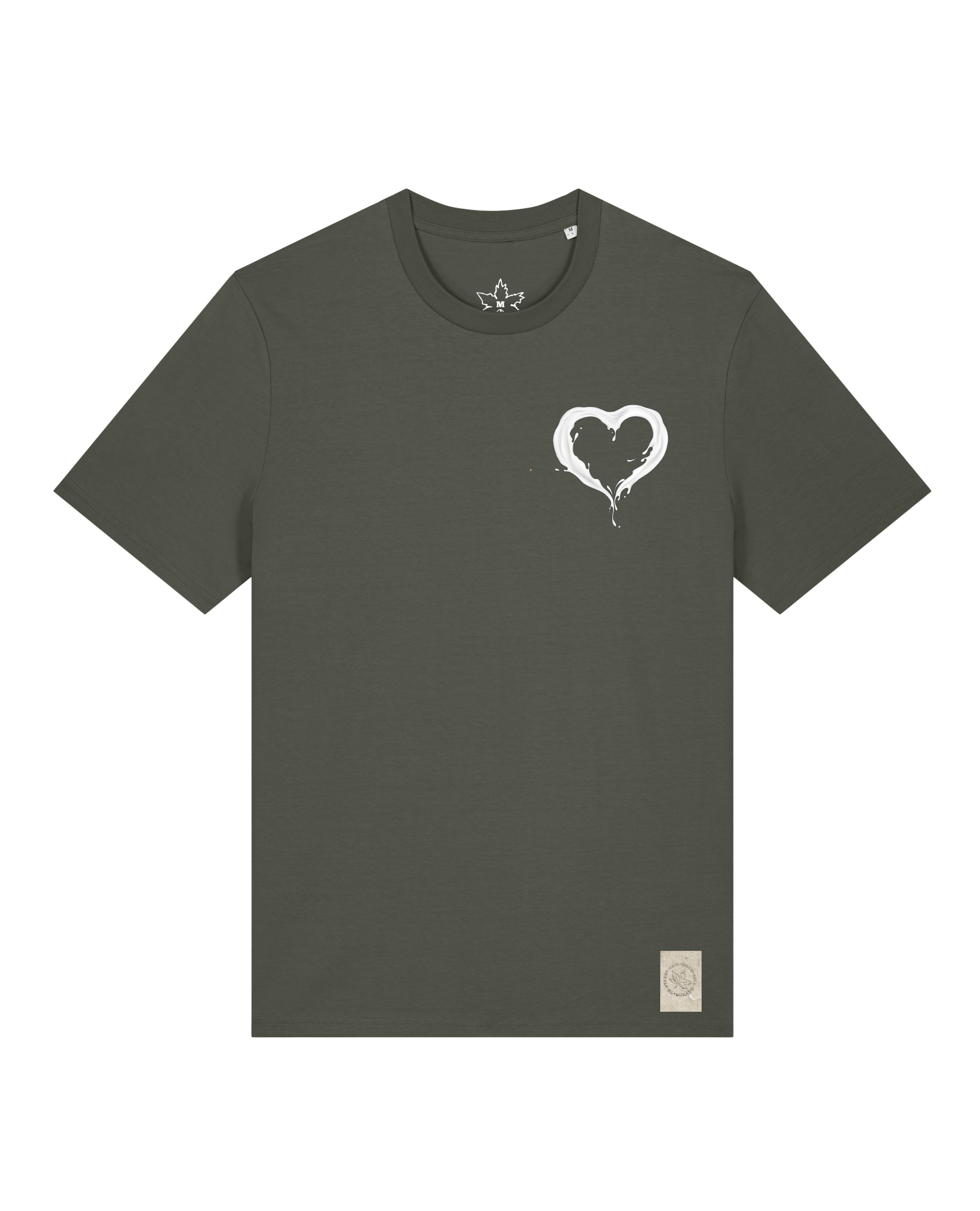 bio-unisex-medium fit-tshirt-milchmagd (backprint)-sttu169-grunkohl-front