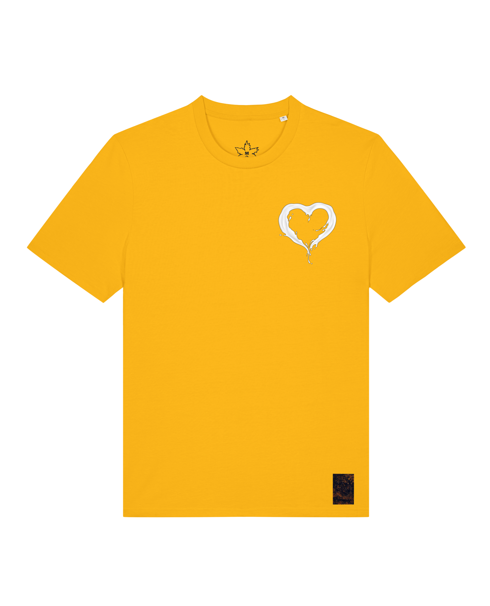 bio-unisex-medium fit-tshirt-milchmagd (backprint)-sttu169-sonnenblume-front