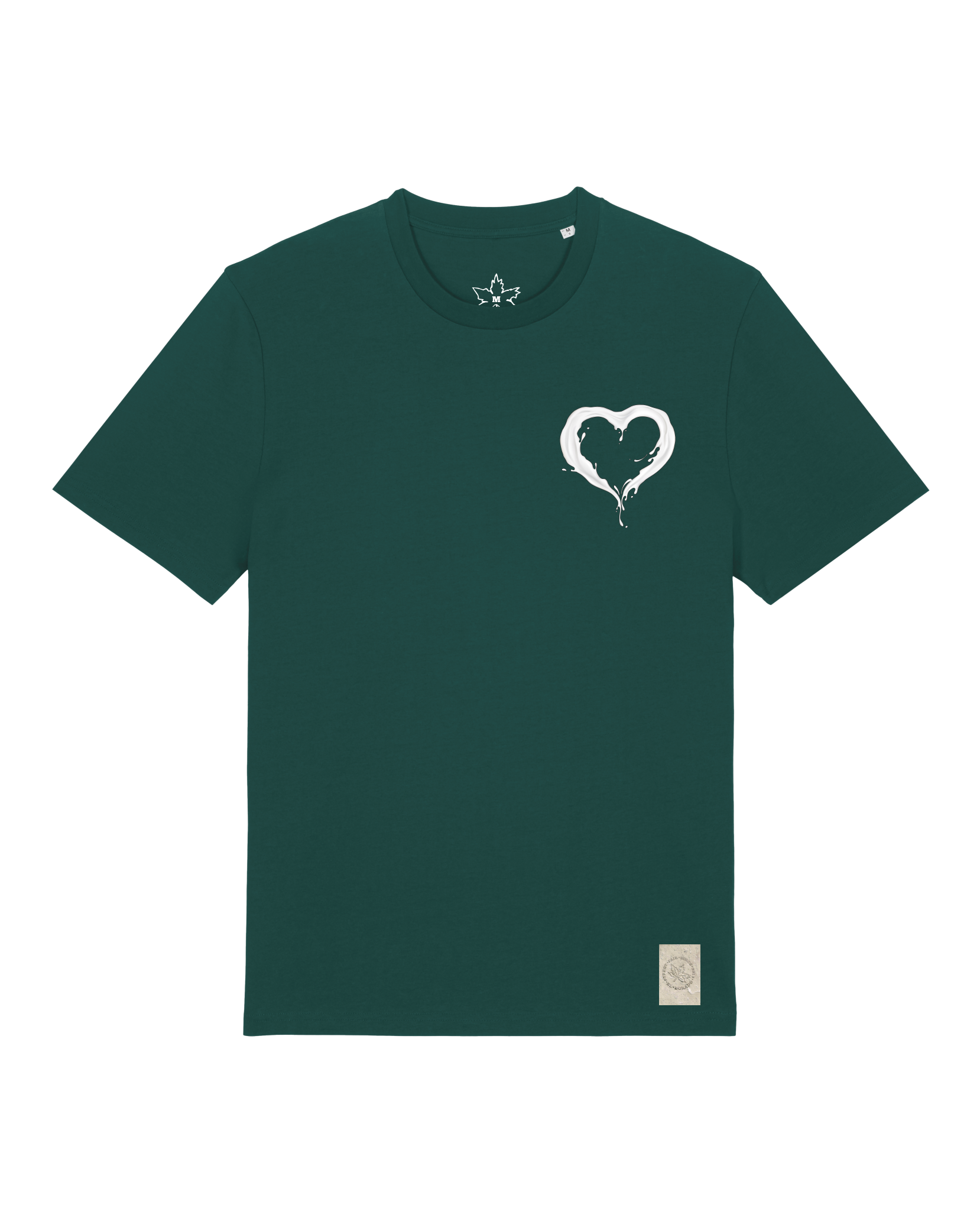 bio-unisex-medium fit-tshirt-milchmagd (backprint)-sttu169-spirulina-front