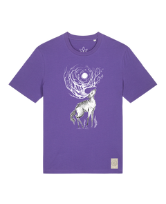 bio-unisex-medium fit-tshirt-moon deer-sttu169-blaukraut-front
