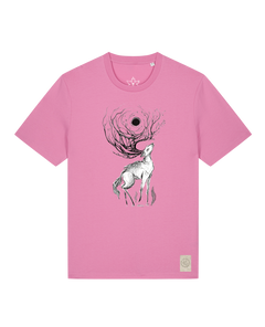 bio-unisex-medium fit-tshirt-moon deer-sttu169-kaugummi-front