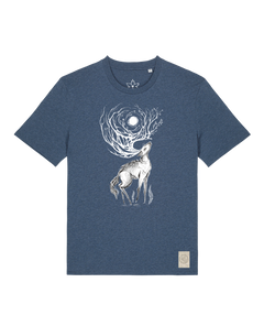 bio-unisex-medium fit-tshirt-moon deer-sttu169-walblau-front