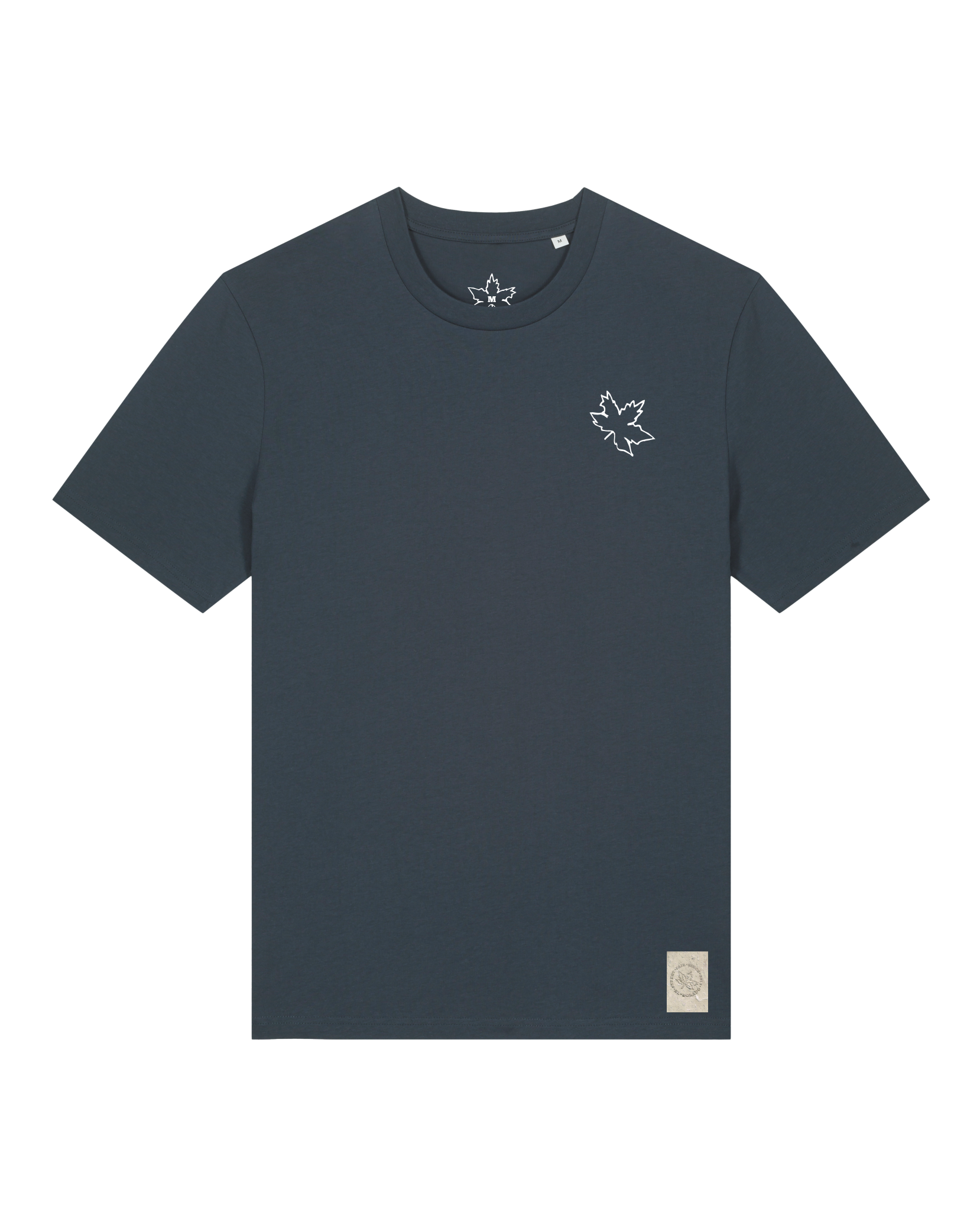 bio-unisex-medium fit-tshirt-nature prayer (backprint)-sttu169-blaubeernacht-front