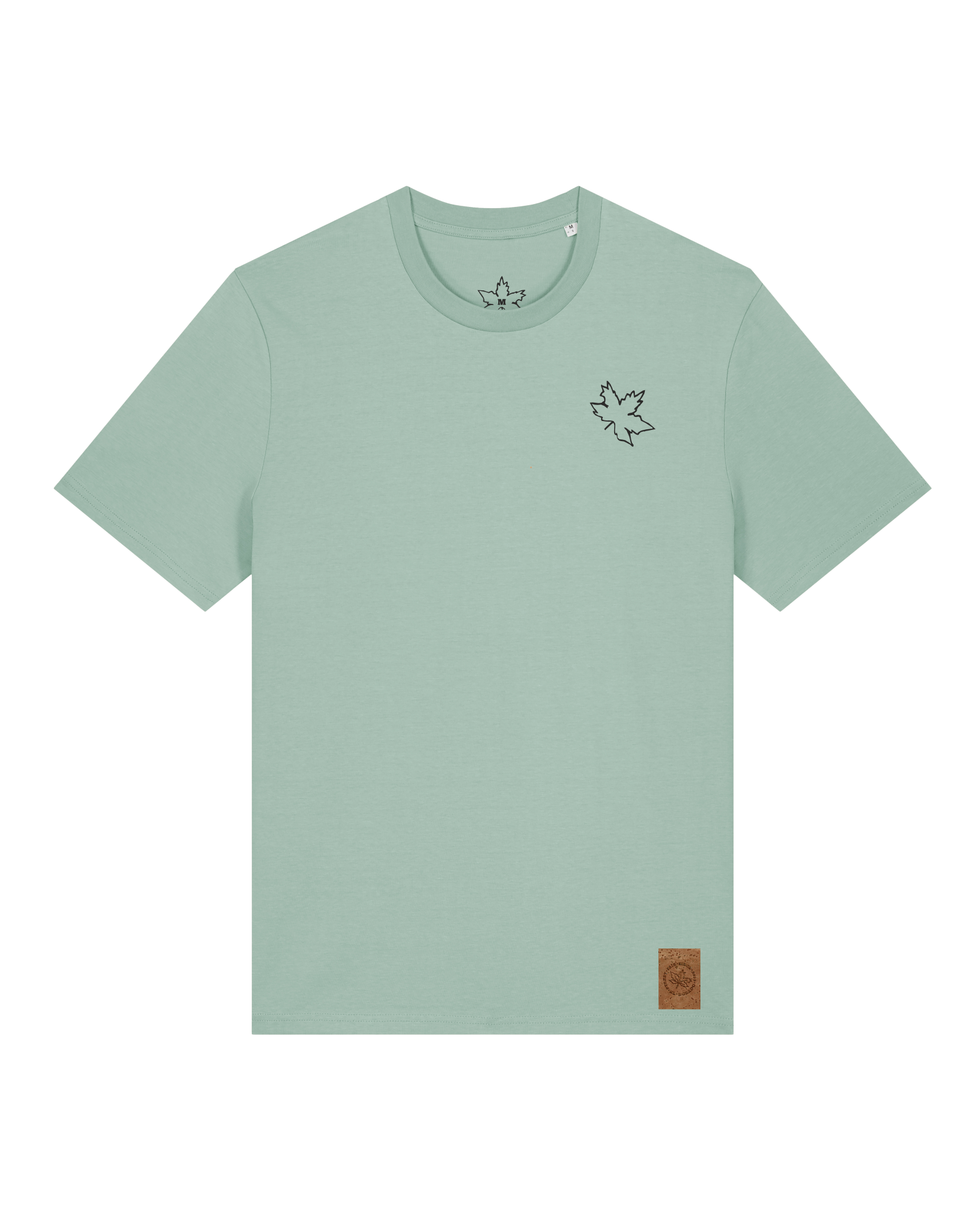 bio-unisex-medium fit-tshirt-nature prayer (backprint)-sttu169-eukalyptus-front