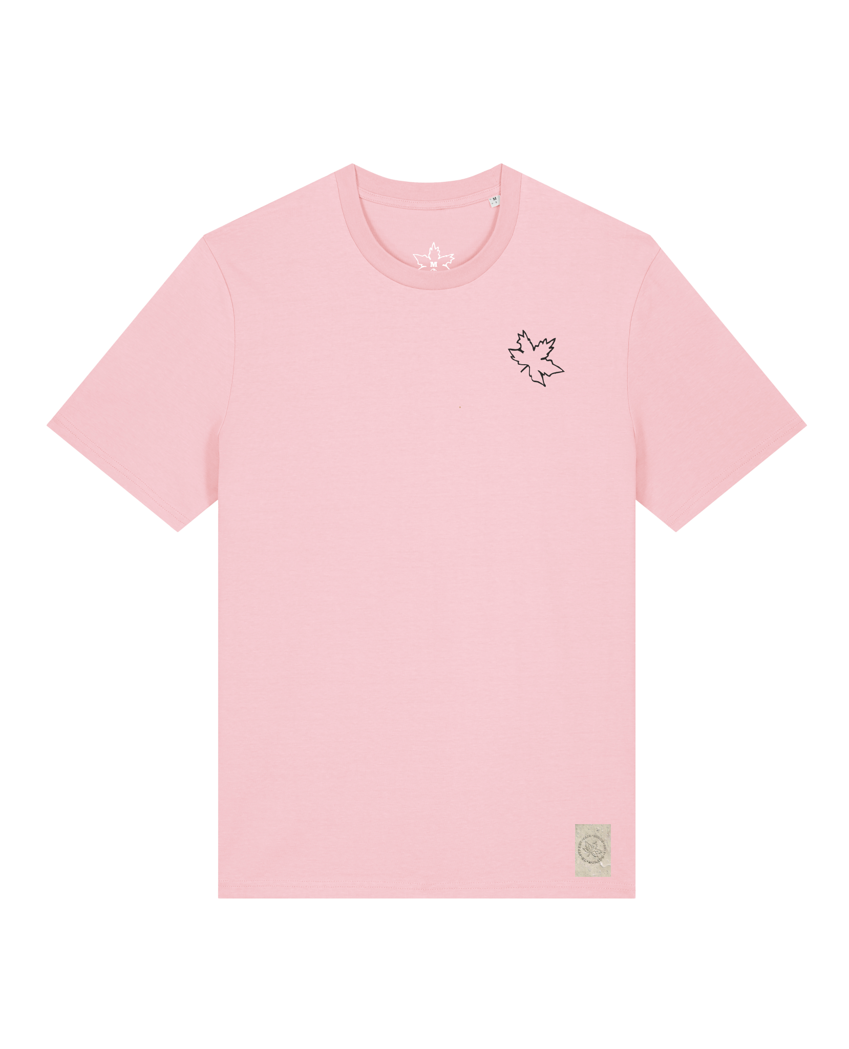 bio-unisex-medium fit-tshirt-nature prayer (backprint)-sttu169-flamingo-front