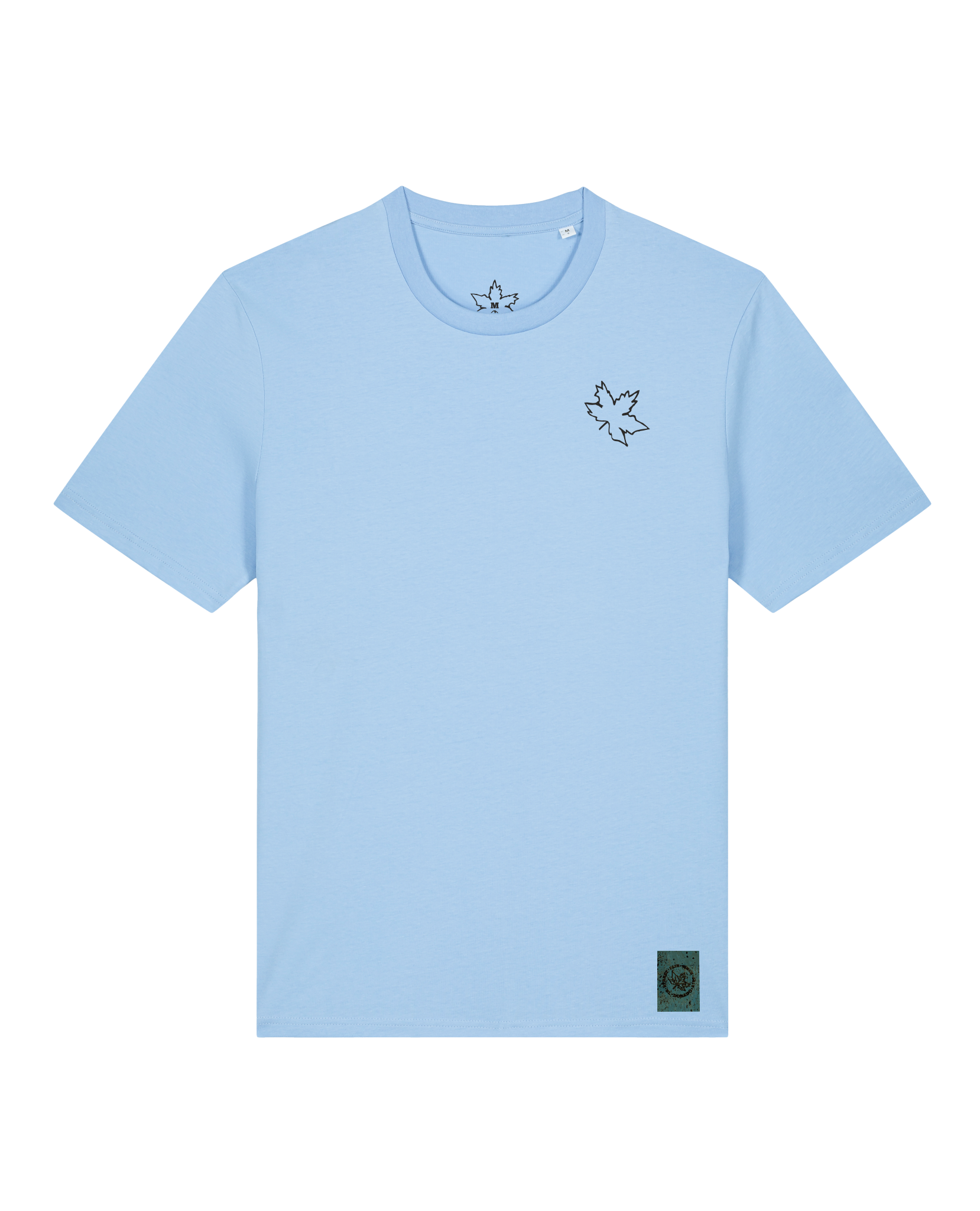 bio-unisex-medium fit-tshirt-nature prayer (backprint)-sttu169-lagune-front