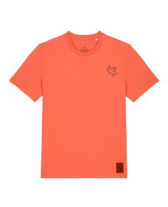 bio-unisex-medium fit-tshirt-nature prayer (backprint)-sttu169-mandarine-front