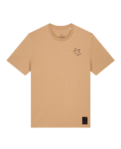 bio-unisex-medium fit-tshirt-nature prayer (backprint)-sttu169-meersand-front