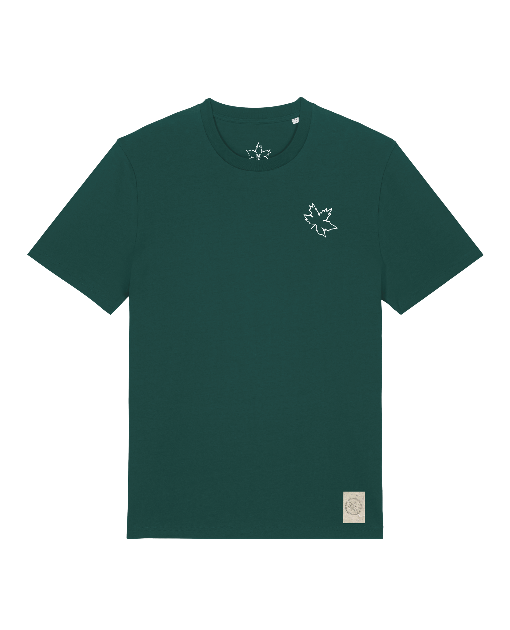 bio-unisex-medium fit-tshirt-nature prayer (backprint)-sttu169-spirulina-front