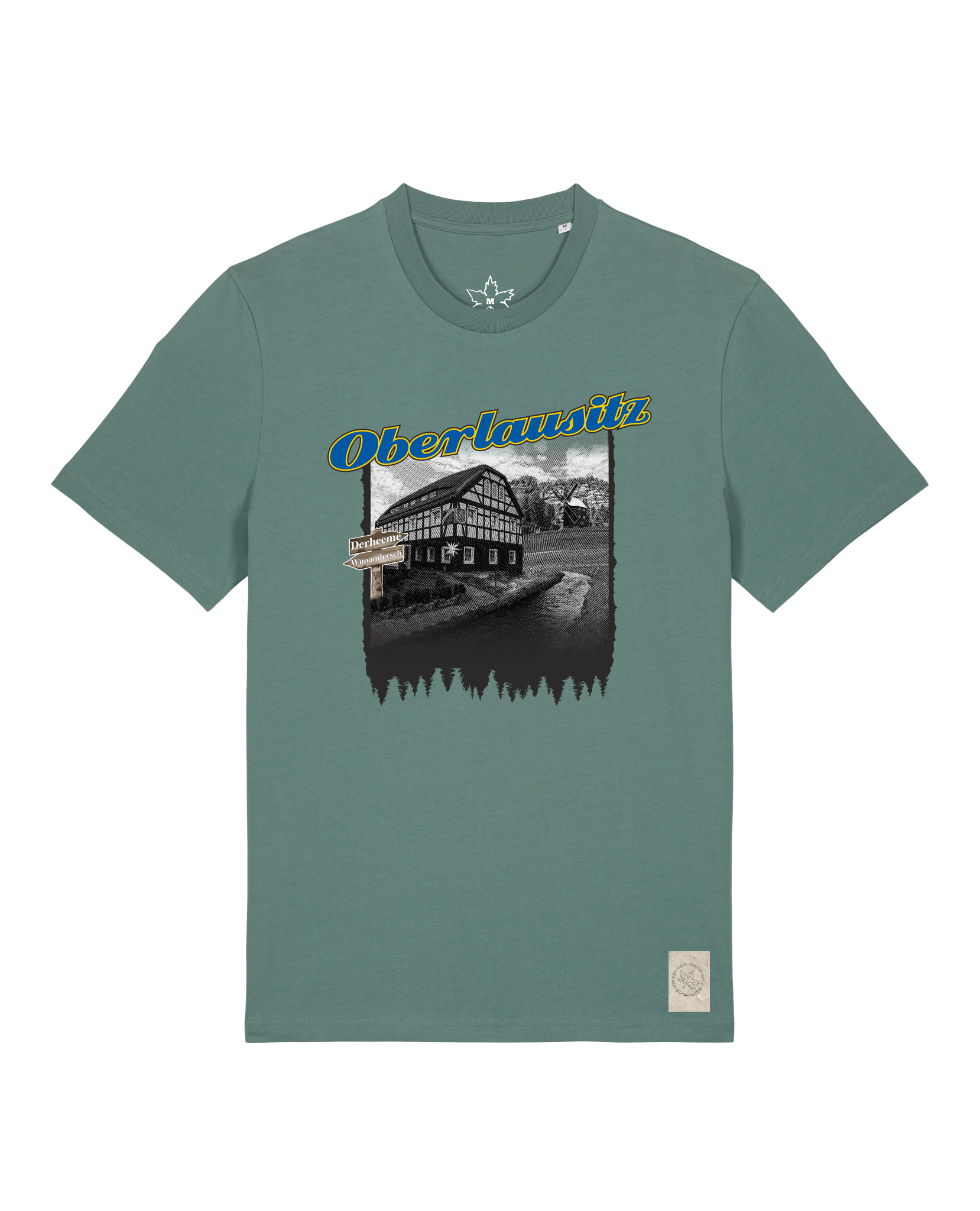 bio-unisex-medium fit-tshirt-oberlausitz-sttu169-blautanne-front