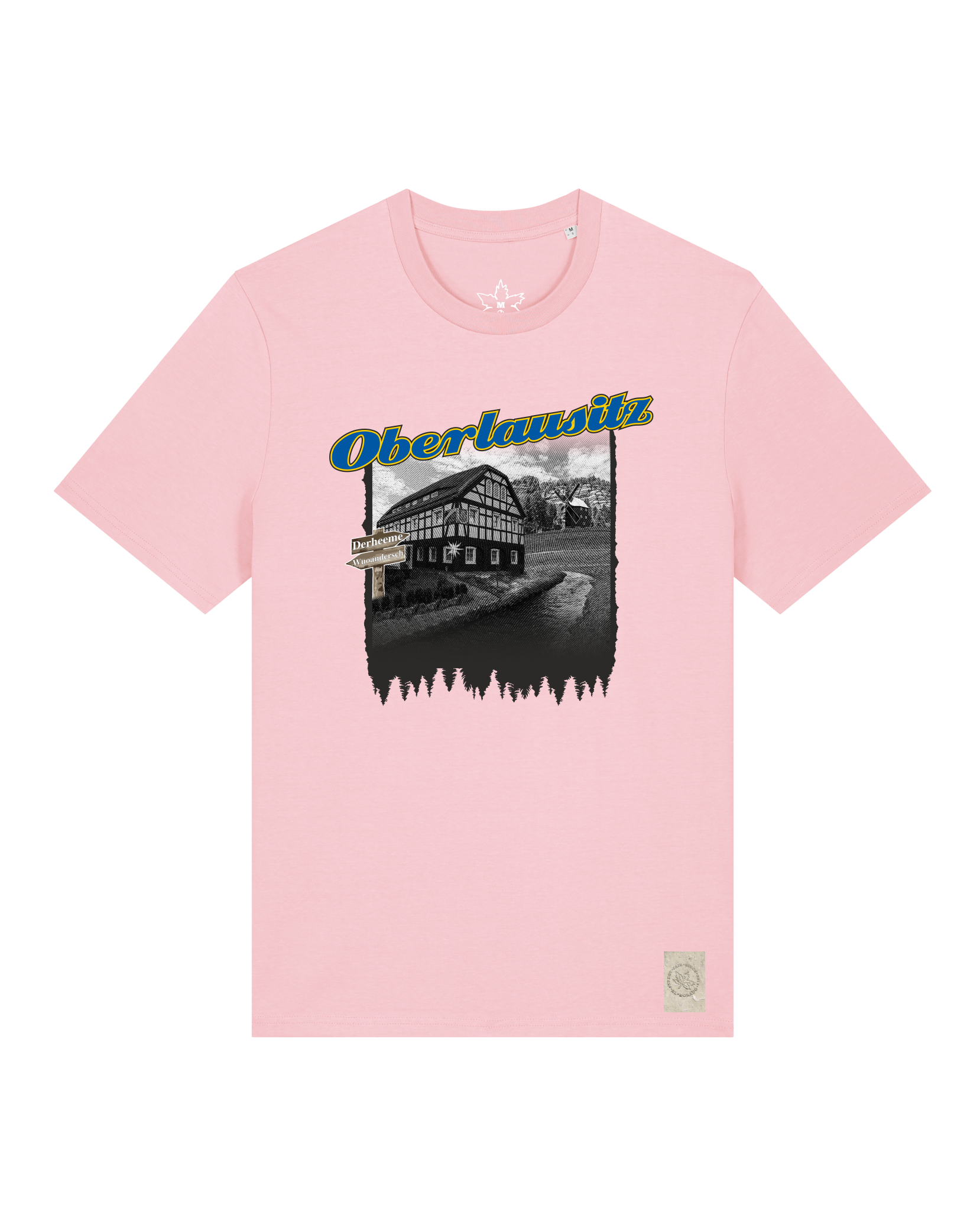 bio-unisex-medium fit-tshirt-oberlausitz-sttu169-flamingo-front