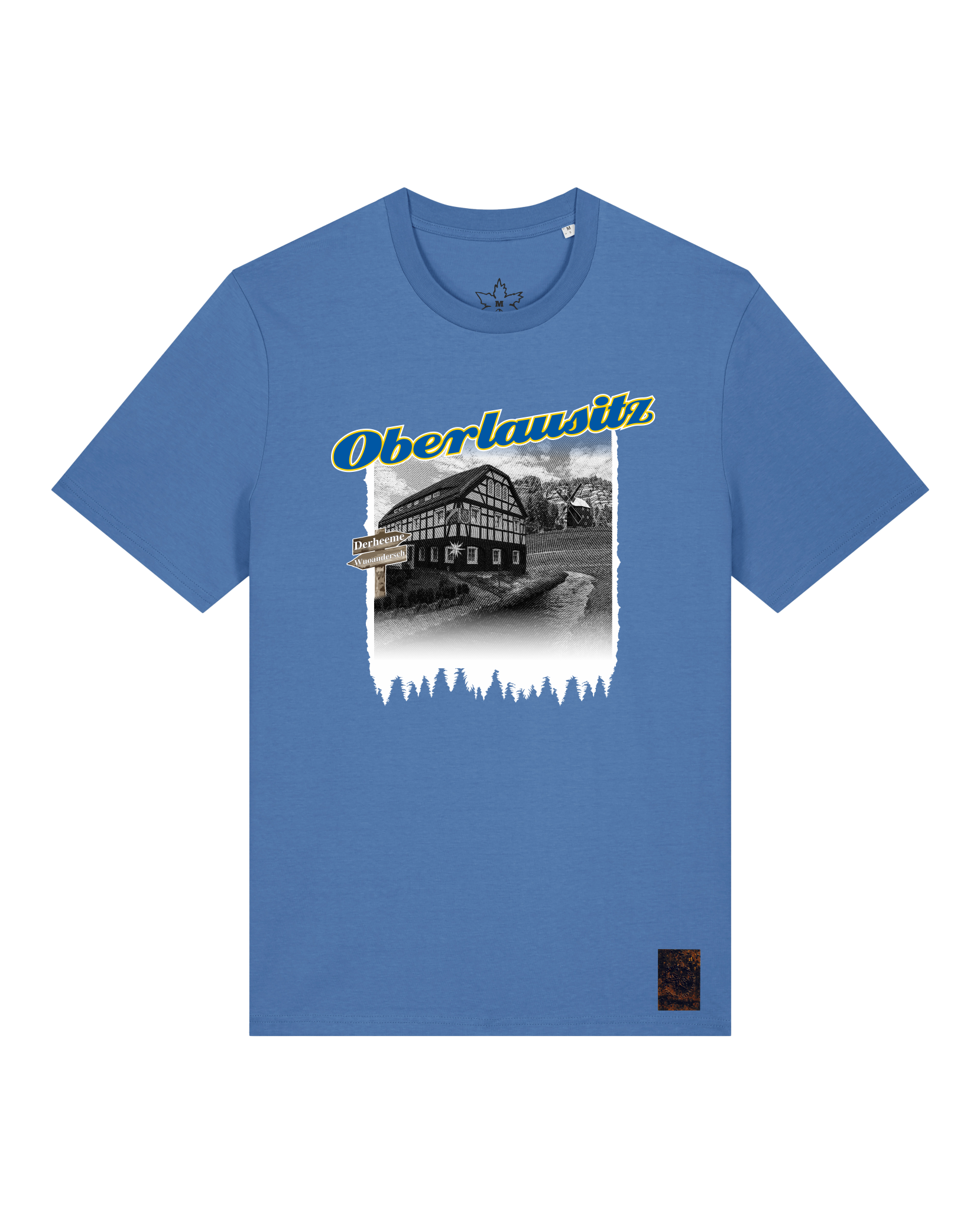 bio-unisex-medium fit-tshirt-oberlausitz-sttu169-hortensie-front