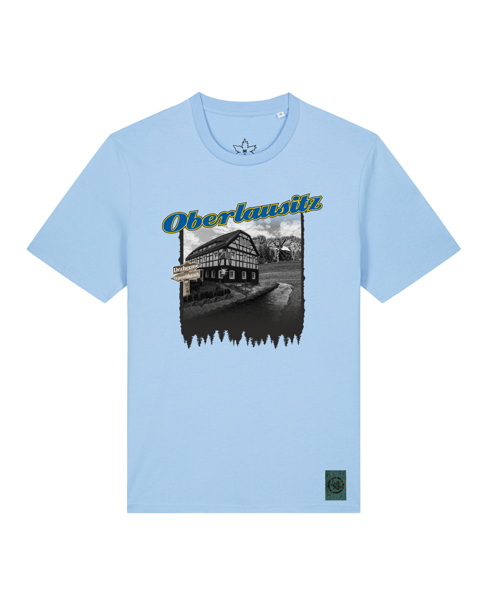 bio-unisex-medium fit-tshirt-oberlausitz-sttu169-lagune-front