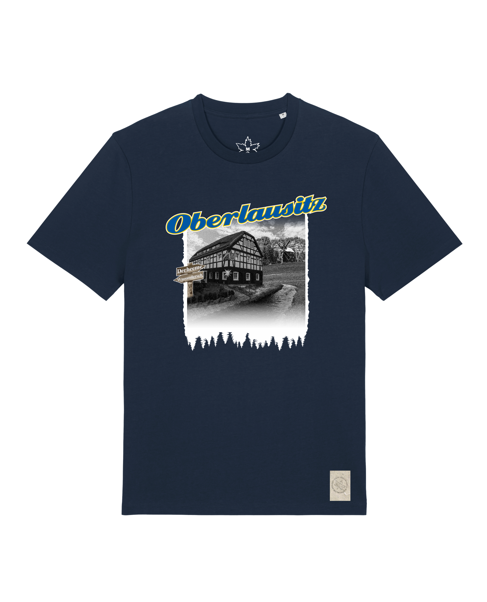 bio-unisex-medium fit-tshirt-oberlausitz-sttu169-marine-front