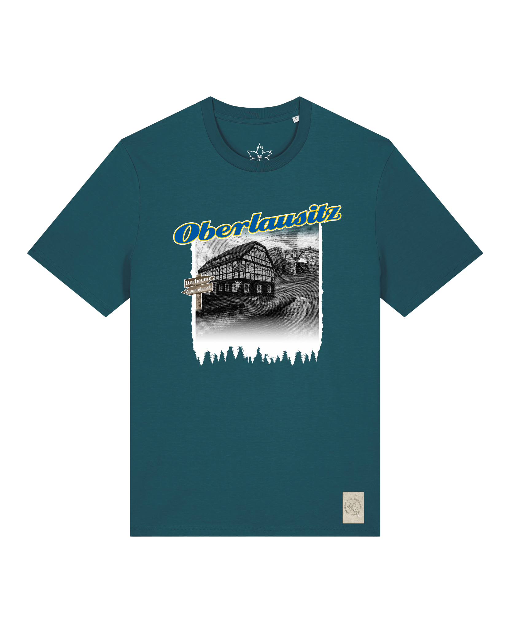 bio-unisex-medium fit-tshirt-oberlausitz-sttu169-nordmanntanne-front