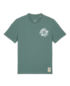 bio-unisex-medium fit-tshirt-octo (backprint)-sttu169-blautanne-front