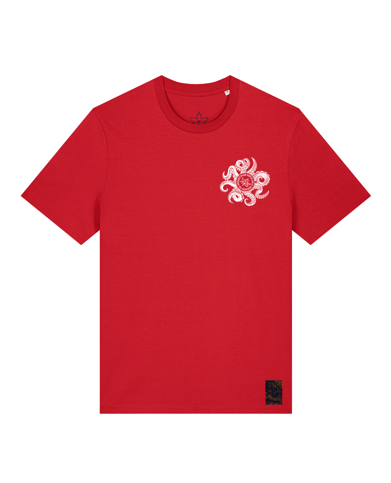 bio-unisex-medium fit-tshirt-octo (backprint)-sttu169-erdbeere-front