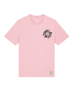 bio-unisex-medium fit-tshirt-octo (backprint)-sttu169-flamingo-front