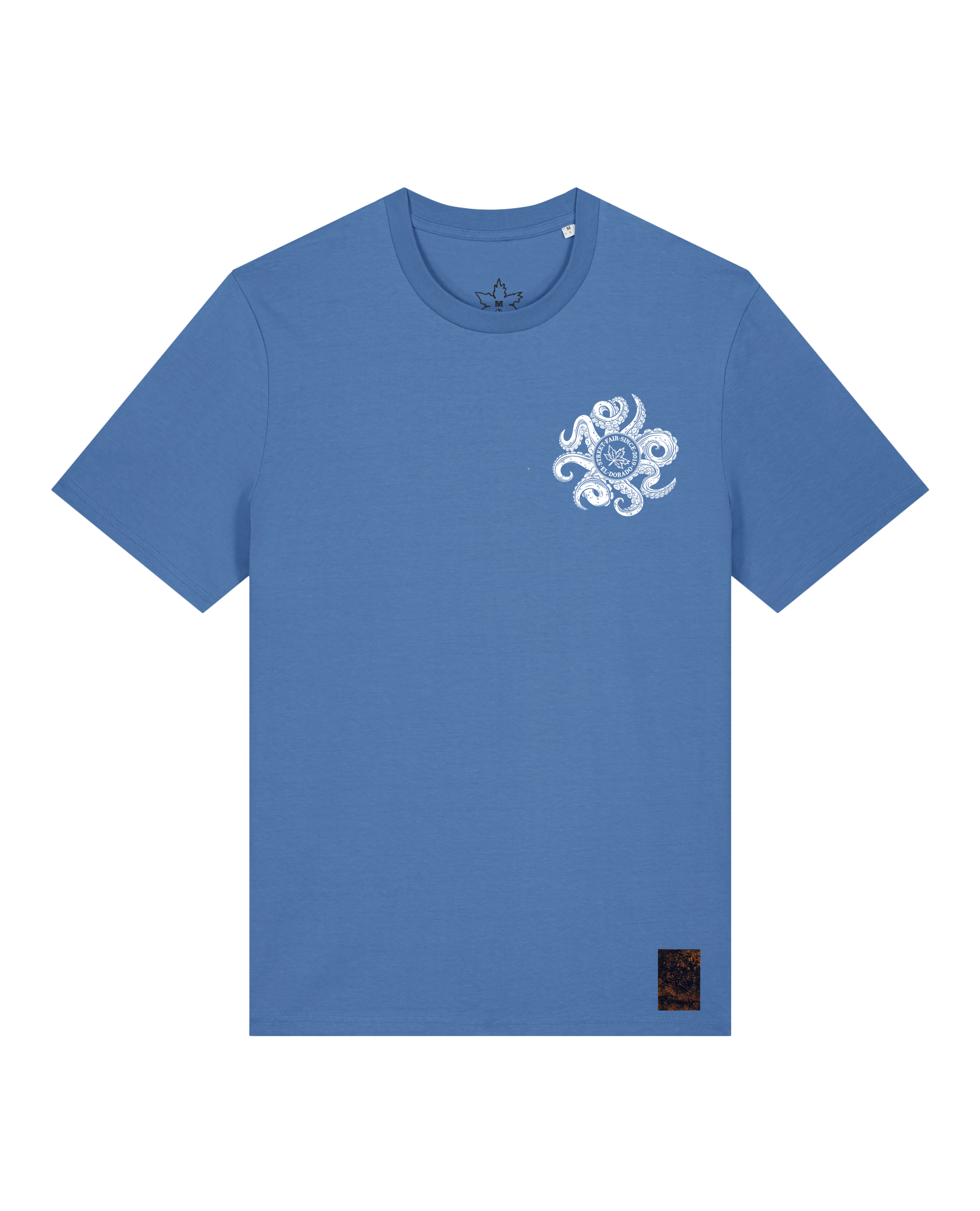 bio-unisex-medium fit-tshirt-octo (backprint)-sttu169-hortensie-front