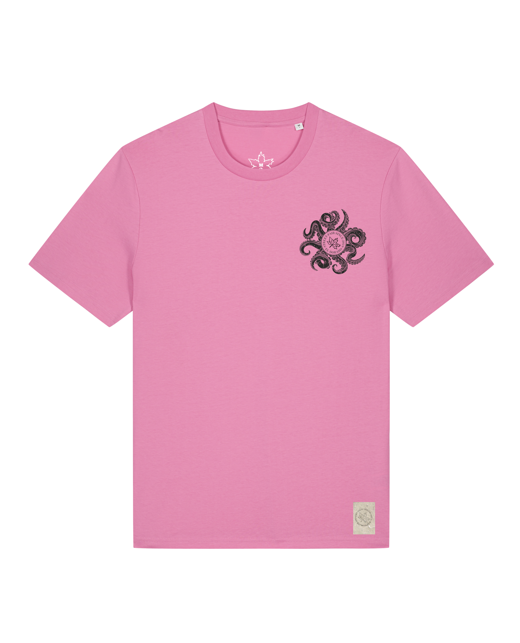 bio-unisex-medium fit-tshirt-octo (backprint)-sttu169-kaugummi-front