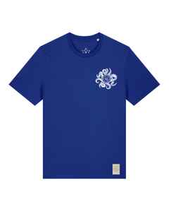bio-unisex-medium fit-tshirt-octo (backprint)-sttu169-kornblume-front
