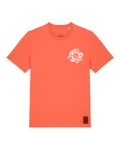 bio-unisex-medium fit-tshirt-octo (backprint)-sttu169-mandarine-front