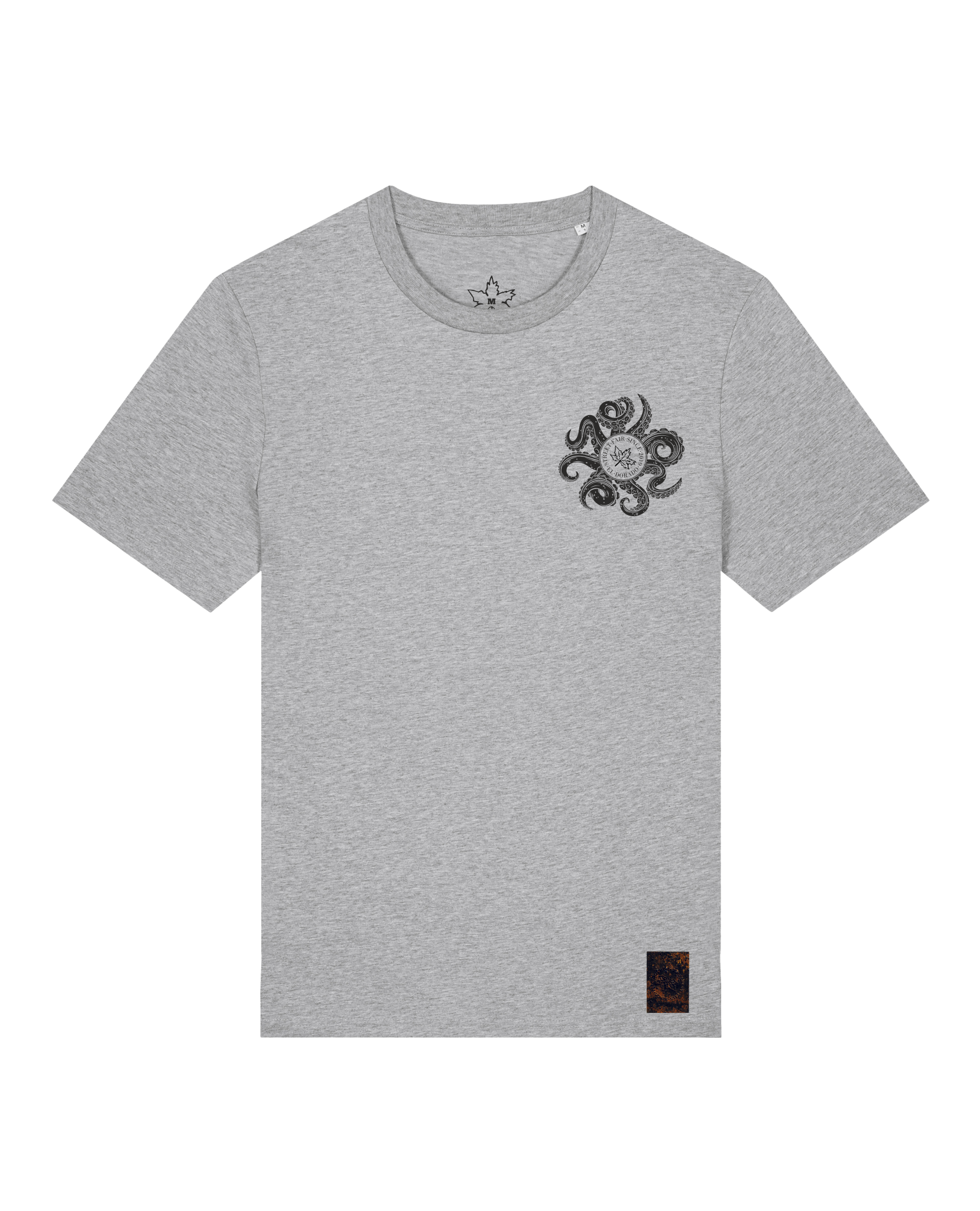 bio-unisex-medium fit-tshirt-octo (backprint)-sttu169-mausgrau-front