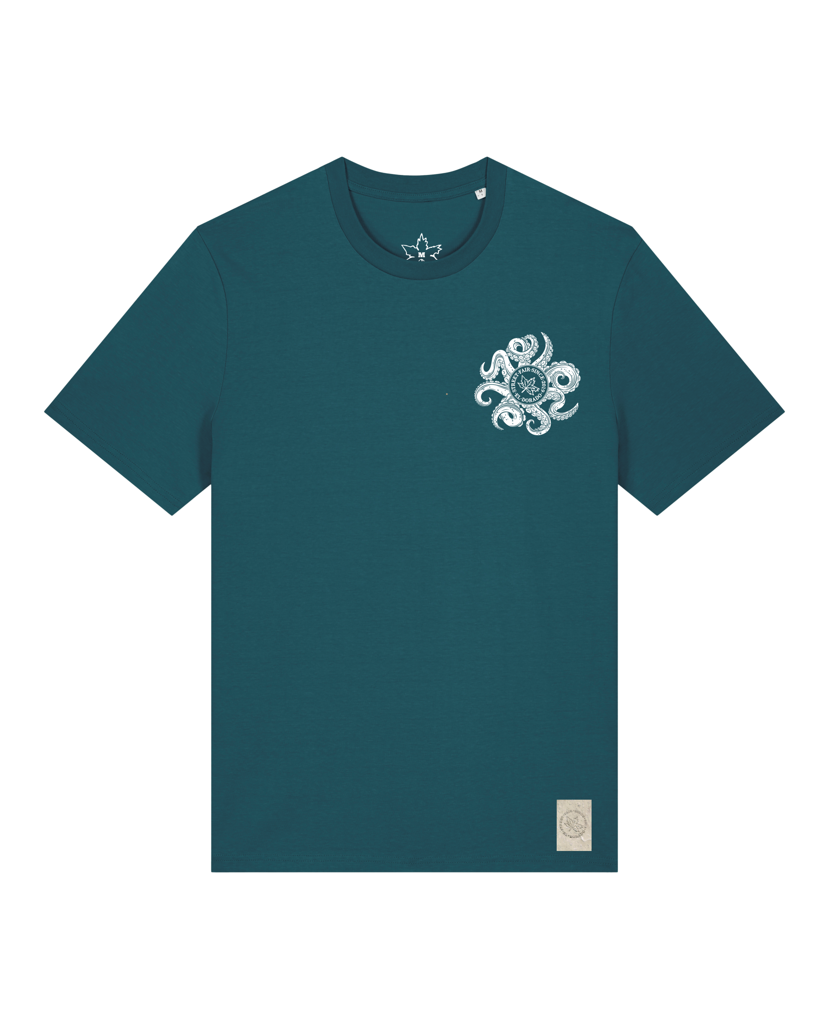 bio-unisex-medium fit-tshirt-octo (backprint)-sttu169-nordmanntanne-front