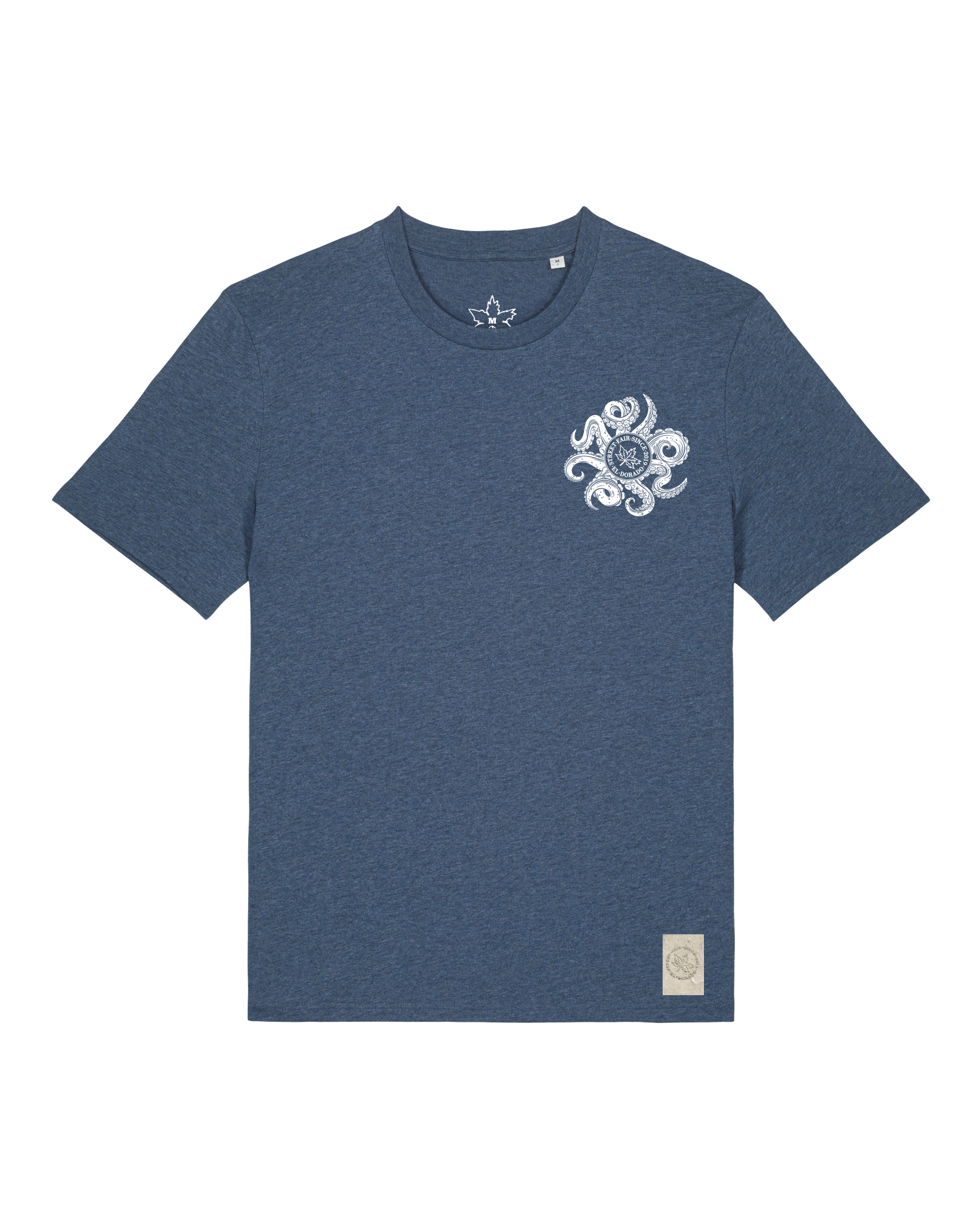 bio-unisex-medium fit-tshirt-octo (backprint)-sttu169-walblau-front