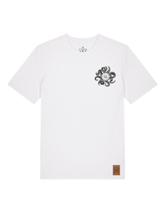 bio-unisex-medium fit-tshirt-octo (backprint)-sttu169-weiß-front