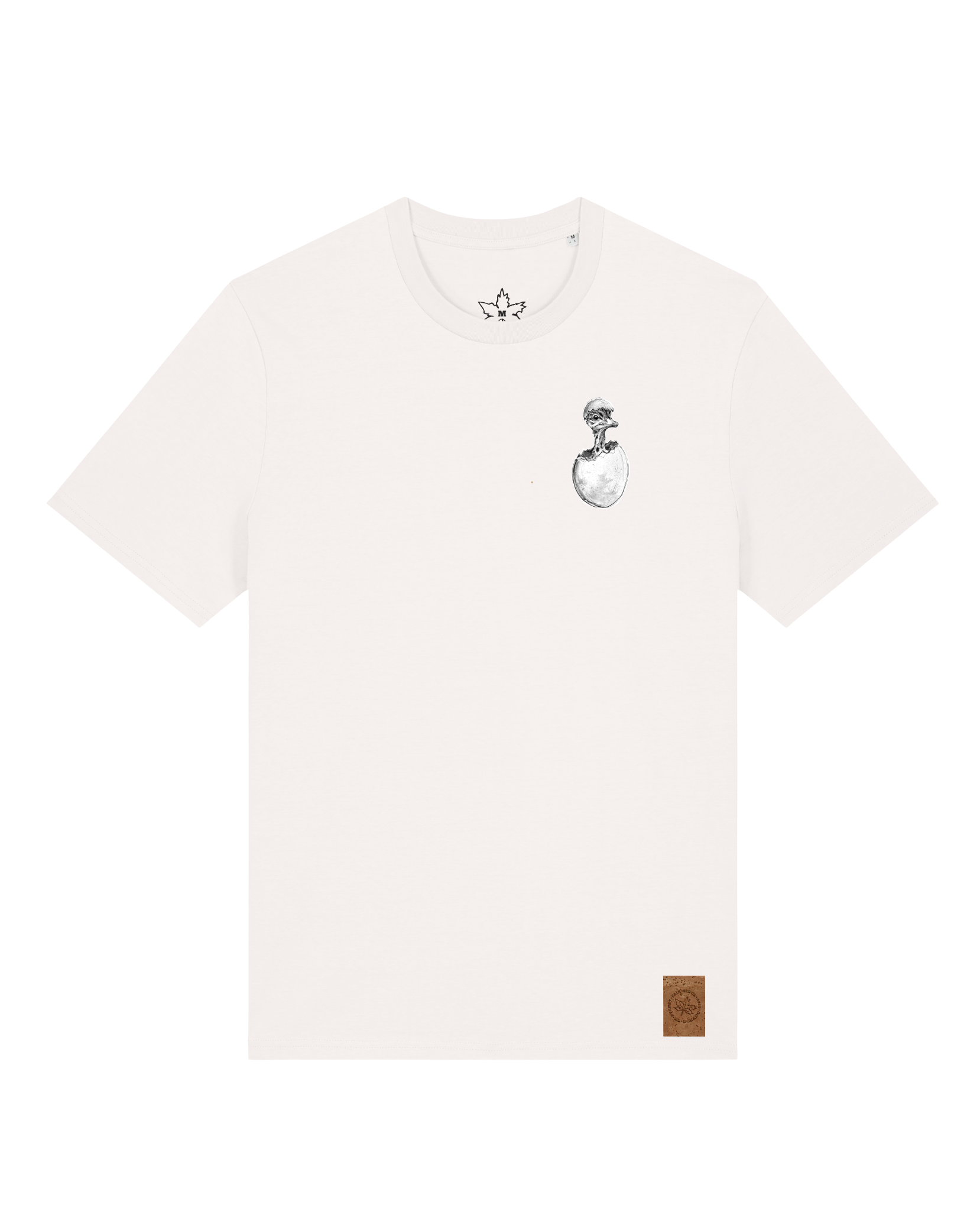 bio-unisex-medium fit-tshirt-ostrich evolution (backprint)-sttu169-bio ei-front