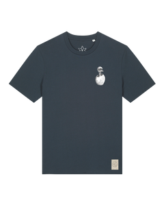 bio-unisex-medium fit-tshirt-ostrich evolution (backprint)-sttu169-blaubeernacht-front