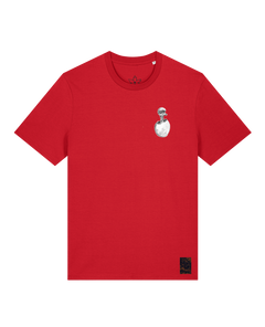 bio-unisex-medium fit-tshirt-ostrich evolution (backprint)-sttu169-erdbeere-front