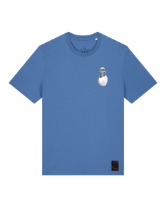 bio-unisex-medium fit-tshirt-ostrich evolution (backprint)-sttu169-hortensie-front